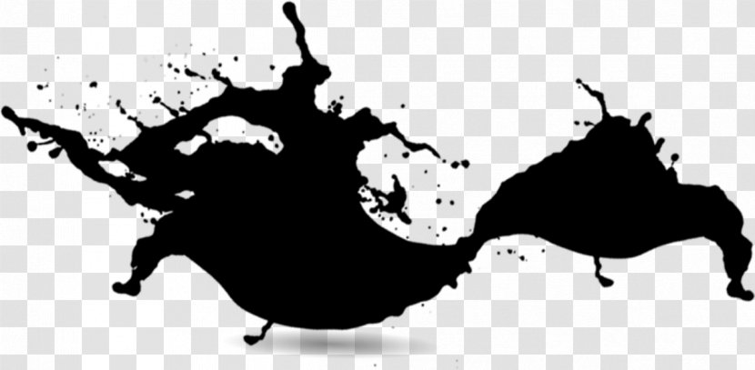 Cattle Blackandwhite - Silhouette - Black M Transparent PNG