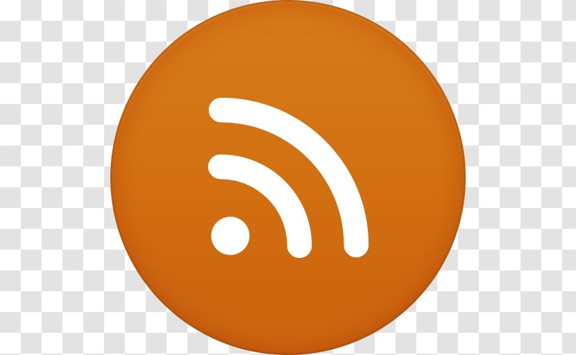 Symbol Sphere Orange Circle - Icon Design - Rss Transparent PNG