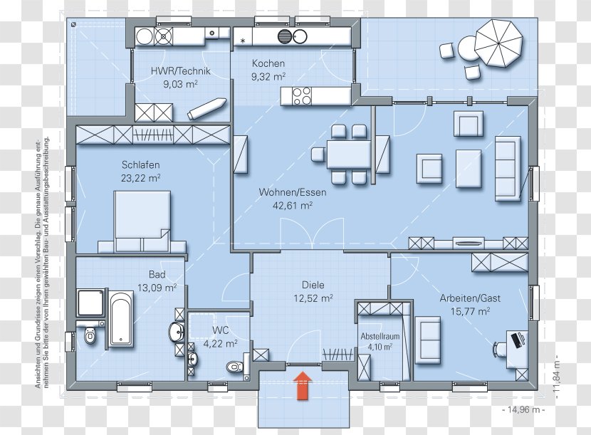 Floor Plan House Bungalow Architectural Engineering Transparent PNG