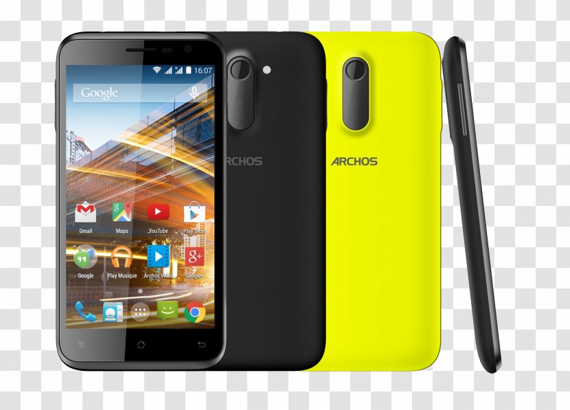 Archos 50c Neon Smartphone Android 5 Internet Tablet Transparent PNG