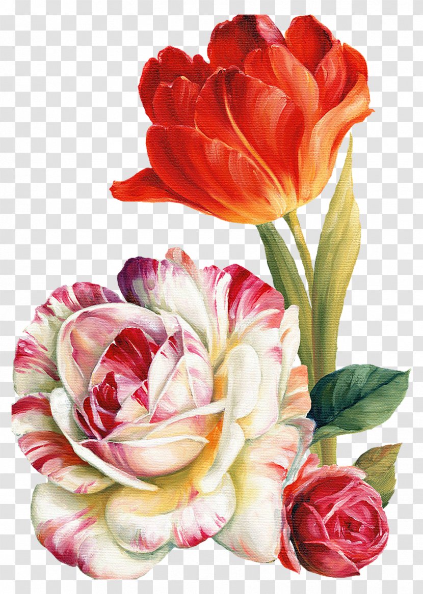 Painting Art Decoupage Printmaking Floral Design - Flower - Watercolour Transparent PNG