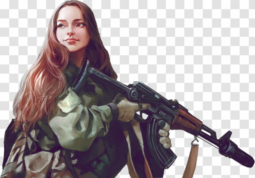 Desktop Wallpaper Weapon Woman Image Бойжеткен - Cartoon Transparent PNG
