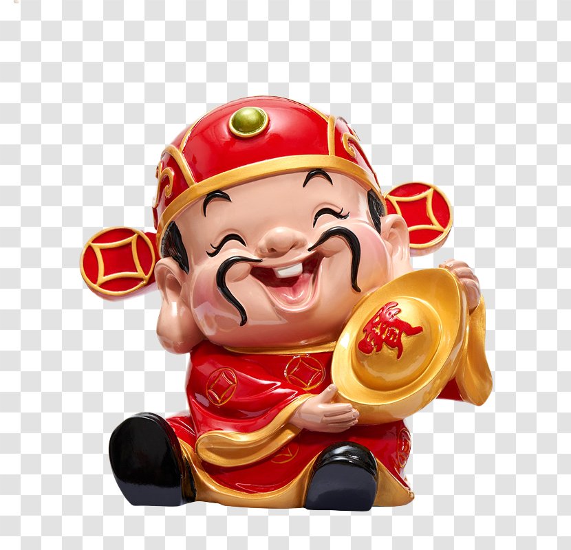 Caishen U5143u5b9d Sanxing Chinese New Year Sycee - Yue Lao - Q Version Doll Treasurer Transparent PNG