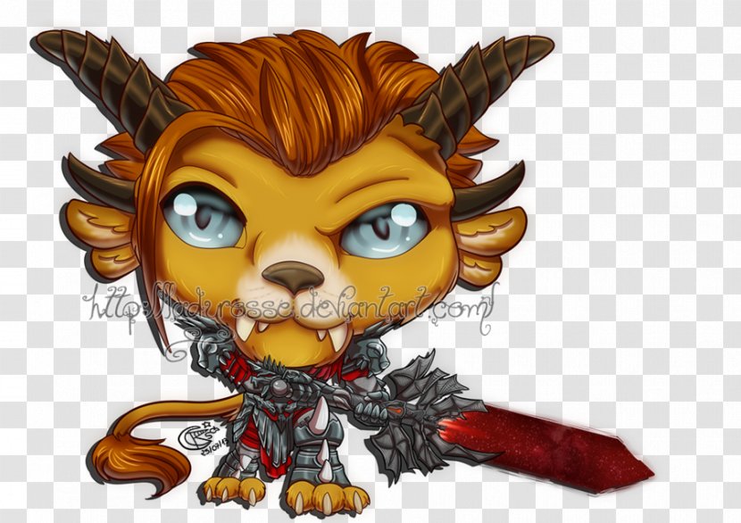 Big Cat Cartoon Figurine Transparent PNG