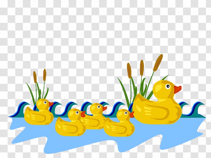 Baby Ducks Clip Art - Fruit - In A Row Transparent PNG