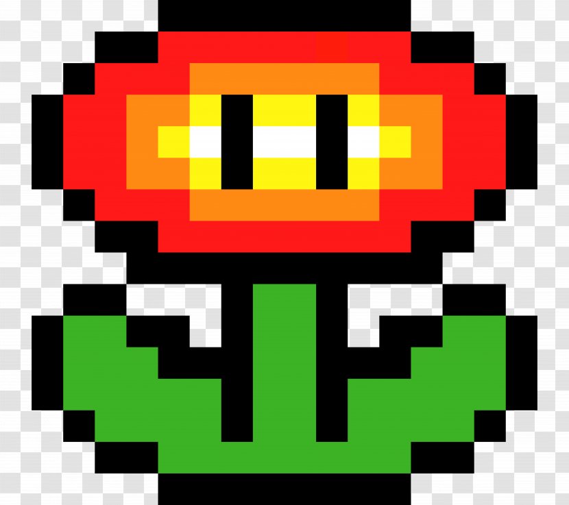 Mario Pixel Art Flower Minecraft - Area - Yoshi Transparent PNG