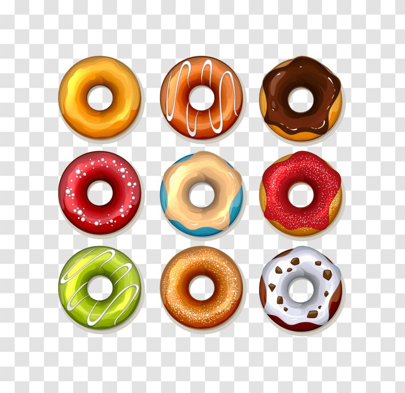 Donuts Glaze Vector Graphics Royalty-free Stock Illustration - Doughnut - Donut Transparent PNG