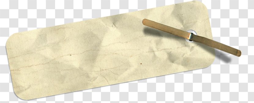 Material - Rectangular Tag Transparent PNG