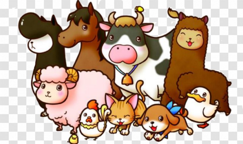 Cattle Look At! Farm Animals Livestock Clip Art - Barn - Goat Transparent PNG