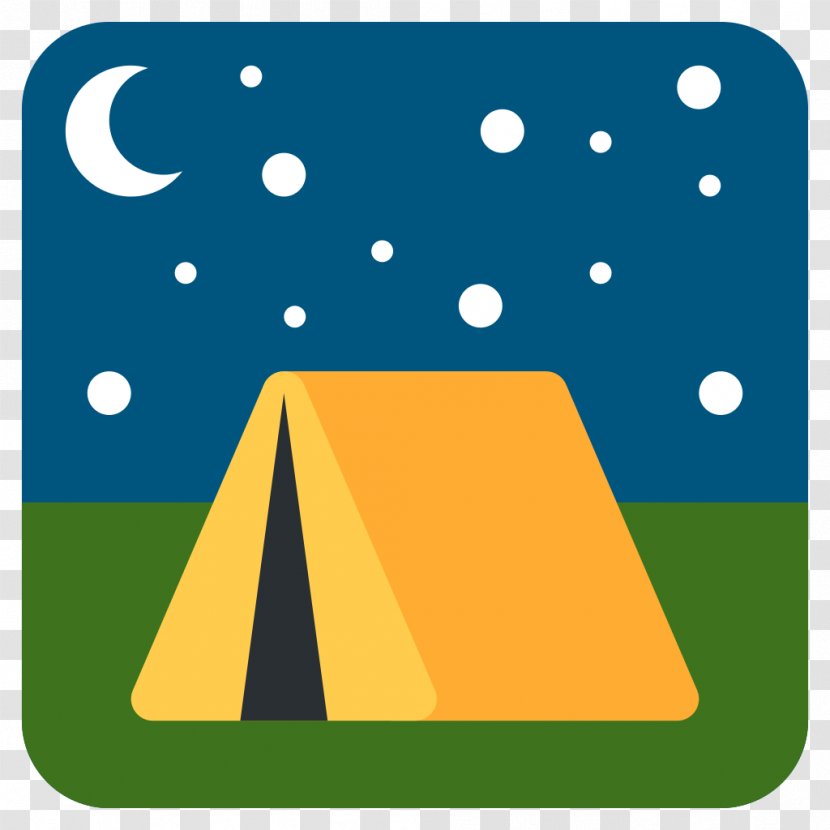Emoji Email SMS Text Messaging - Point - Camping Transparent PNG