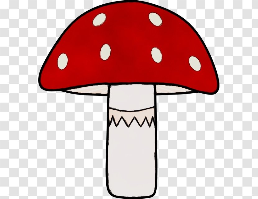 Mushroom Agaric Clip Art Headgear Fungus - Paint - Smile Transparent PNG