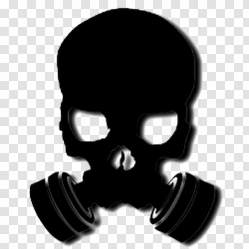 Gas Mask Skull - Silhouette Transparent PNG