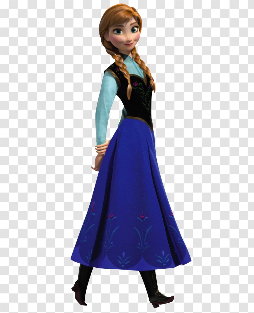 Anna Elsa Frozen Kristoff Olaf - Electric Blue Transparent PNG