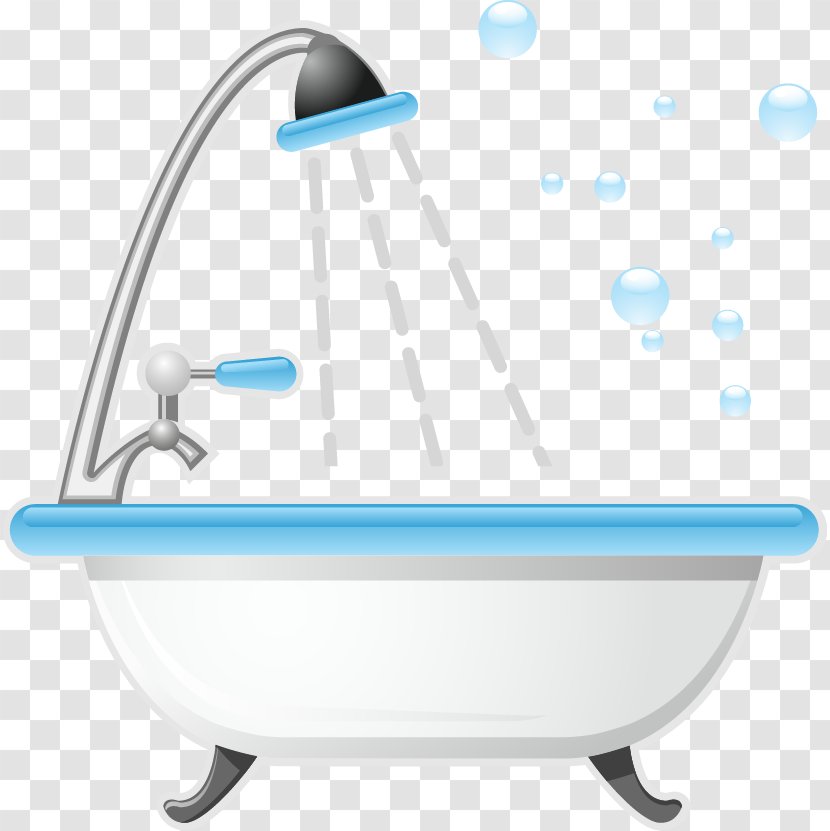 Hot Tub Bathtub Bathroom Tap - Purple - Vector A Transparent PNG