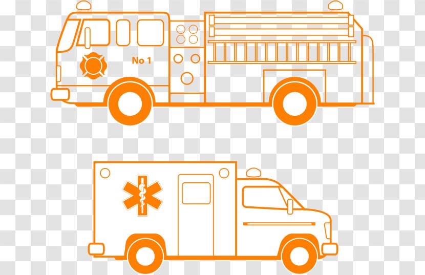 Car Emergency Vehicle Fire Engine - Rescue People Transparent PNG