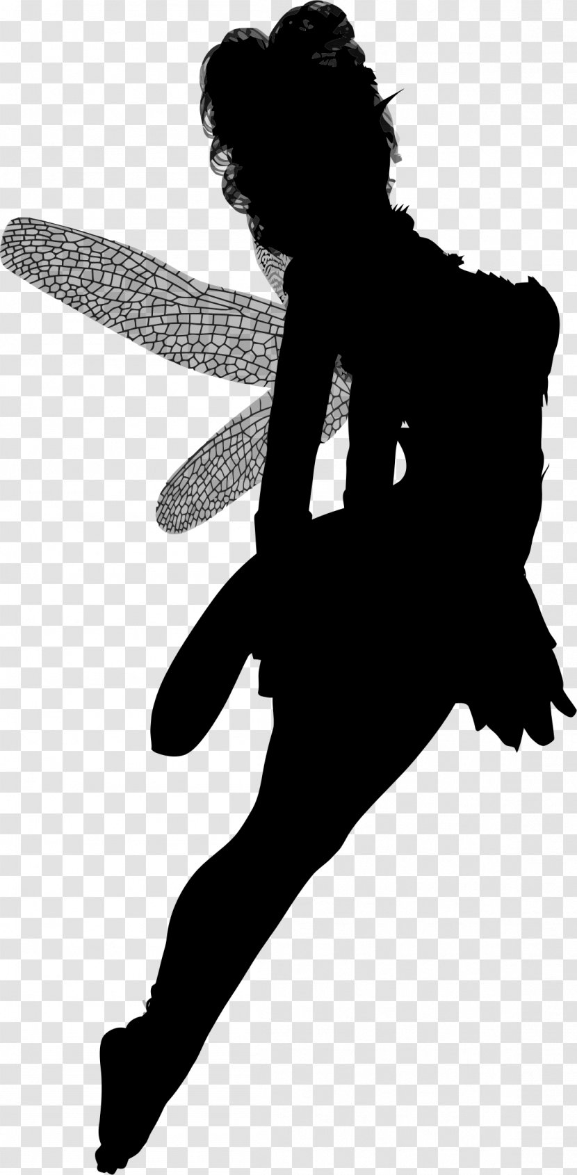 Silhouette Fairy Clip Art - Flower Transparent PNG