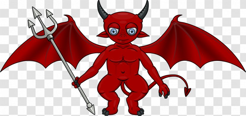 Devil Demon Clip Art - Public Domain Transparent PNG