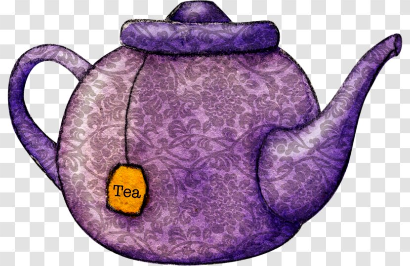Teapot - Tableware Violet Transparent PNG