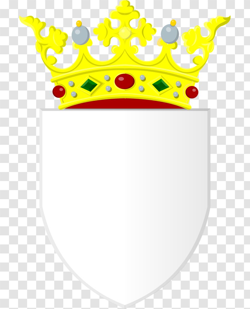 Crown Symbol Escutcheon Clip Art - Shield - Silver Transparent PNG