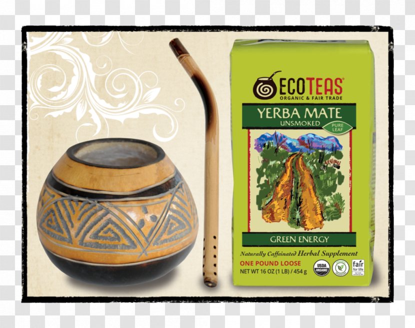 Yerba Mate Tea Organic Food Bombilla - Green - Gift Items Transparent PNG