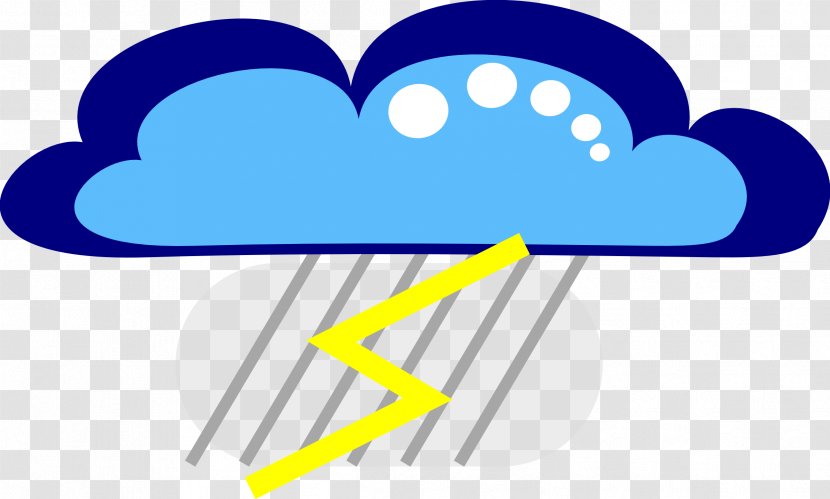 Thunder Lightning Cloud Clip Art - Silhouette - Thundercloud Cliparts Transparent PNG