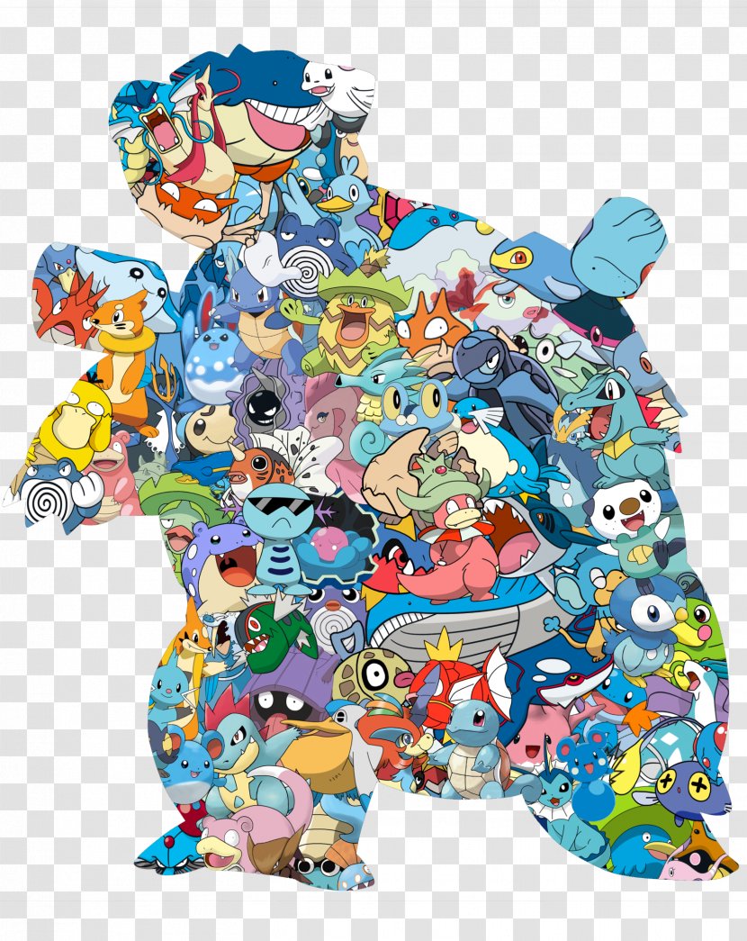 Pokémon FireRed And LeafGreen Blastoise Seel Azurill - Azumarill Transparent PNG