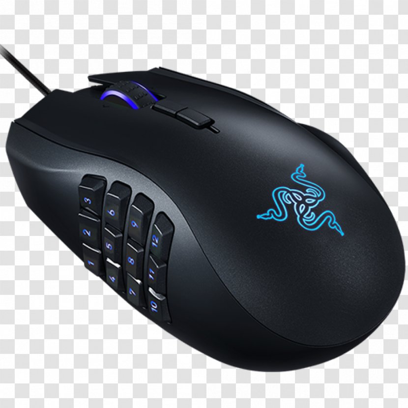 Razer Naga Chroma Computer Keyboard Mouse Color - Peripheral Transparent PNG