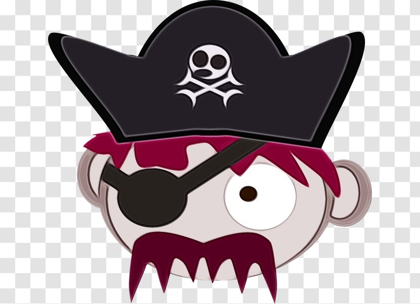 Mouth Cartoon - Piracy - Bone Sticker Transparent PNG