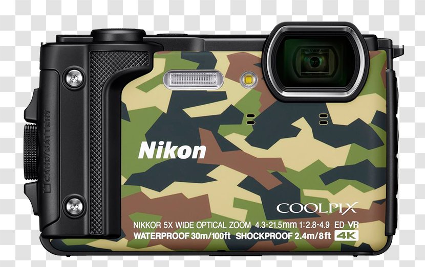 Point-and-shoot Camera Nikon Photography Camouflage - Cameras Optics - Dnn Transparent PNG