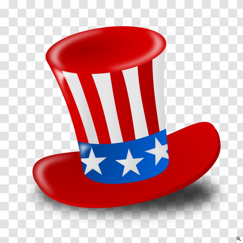 Flag Of The United States Independence Day Clip Art Hat - 4 July Transparent PNG