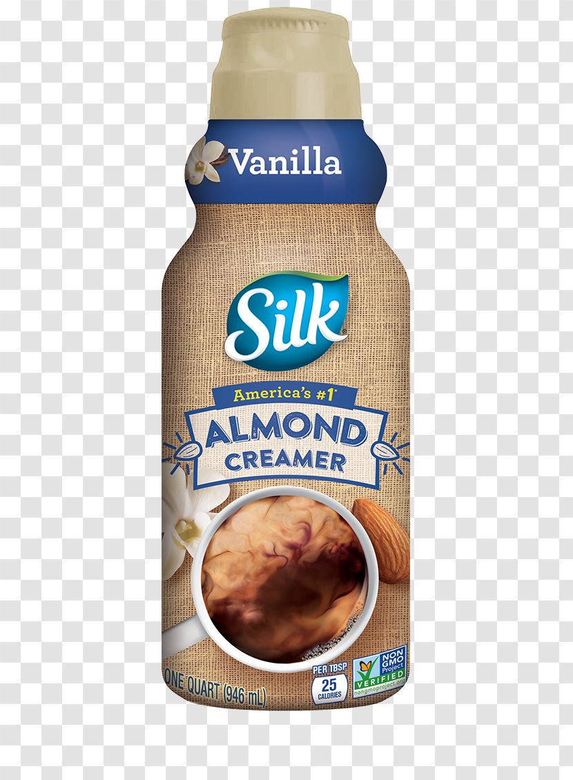 Almond Milk Non-dairy Creamer Silk - Nondairy Transparent PNG