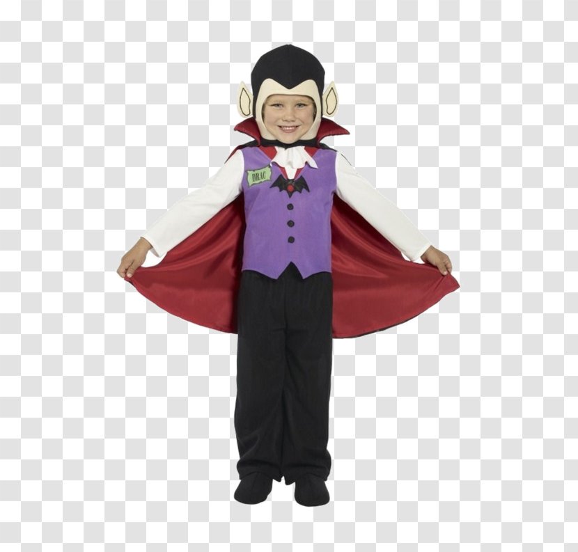 Count Dracula Halloween Costume Child Boy Vampire - Outerwear Transparent PNG