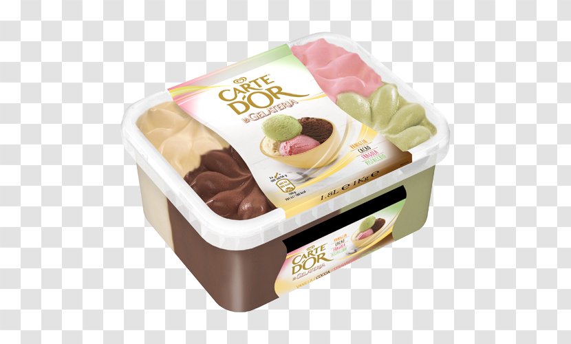 Ice Cream Qui Conviene Stracciatella Carte D'Or Parfait - Dairy Product Transparent PNG