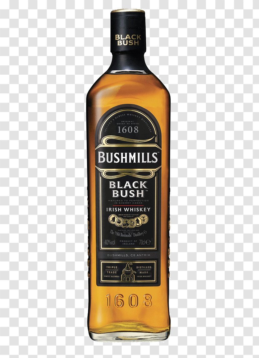 Old Bushmills Distillery Irish Whiskey Malt Whisky Liquor Transparent PNG