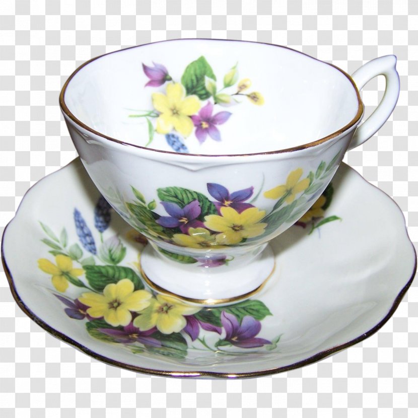 Coffee Cup Porcelain Saucer Plate Tableware Transparent PNG