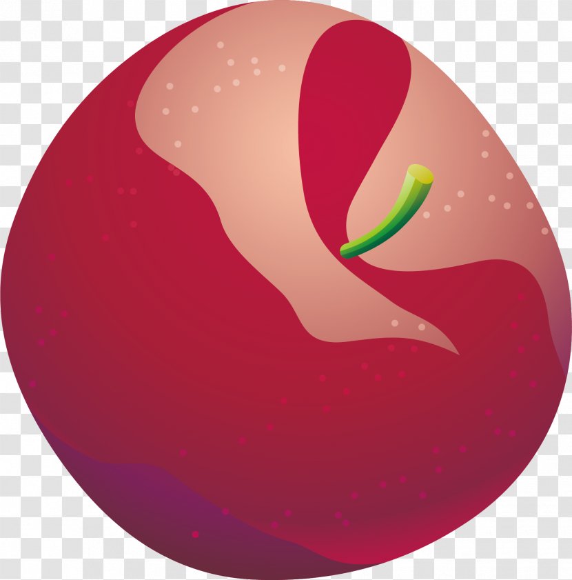 Apple Red Fruit - Vecteur Transparent PNG