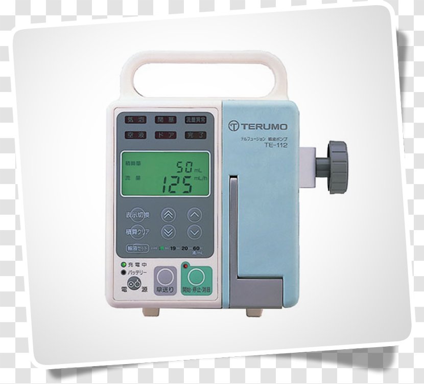 Infusion Pump Terumo Corporation Intravenous Therapy Syringe Medical Equipment - Measuring Instrument Transparent PNG