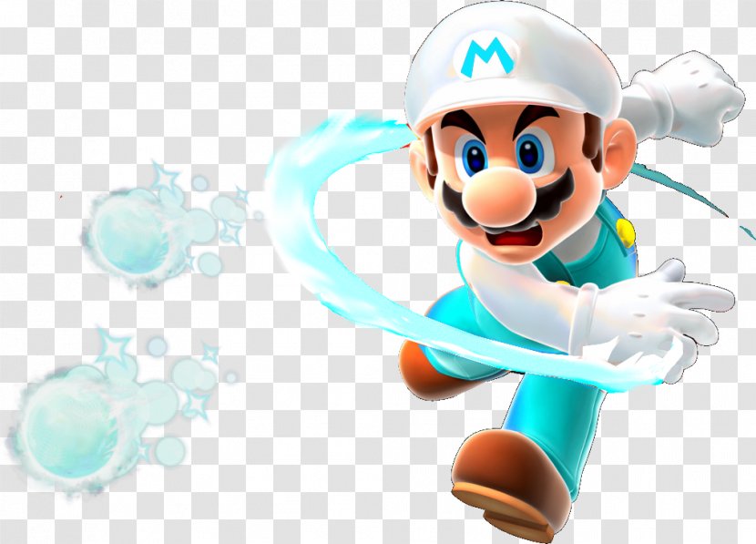 Super Mario Galaxy Bros. New Bros - Series - Ice And Snow Numbers Transparent PNG