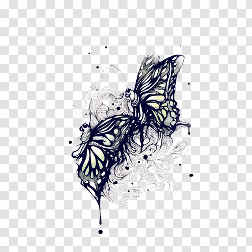 Abziehtattoo Sleeve Tattoo Flash Body Art - Fictional Character - Butterfly Transparent PNG