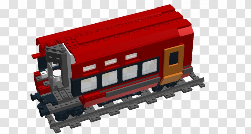 Railroad Car Train Passenger Rail Transport LEGO - Lego Trains Transparent PNG