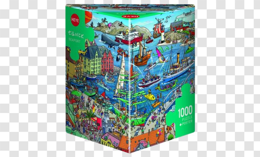 Jigsaw Puzzles Game Brik Ravensburger - Sea Port Transparent PNG