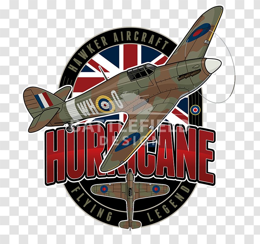 Hawker Hurricane T-shirt Hoodie Aircraft Supermarine Spitfire - Neurology Logo Corporate Identity Stationery Transparent PNG