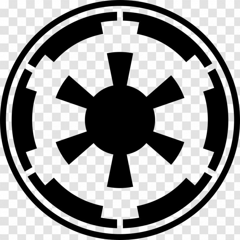 Stormtrooper Galactic Empire Star Wars: At War Sith - Black And White - Vinyl Decal Transparent PNG