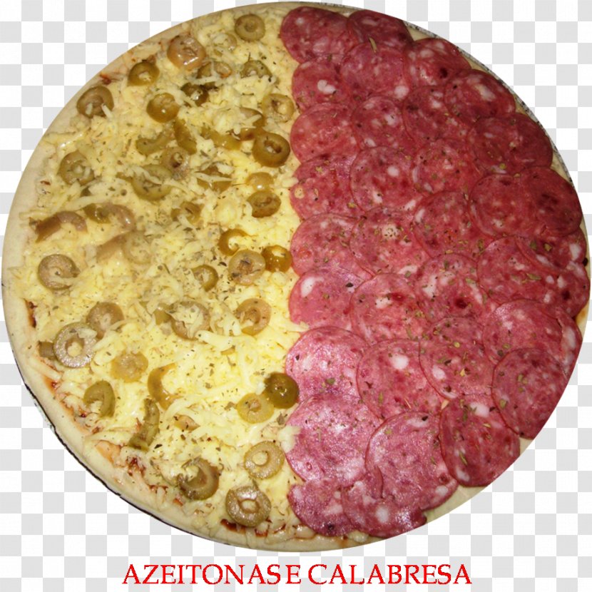 Sicilian Pizza Soppressata Salami Tarte Flambée - Cuisine Transparent PNG