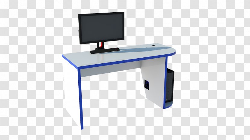 Table Furniture Desk Computer Room - Wall - Set Up Transparent PNG