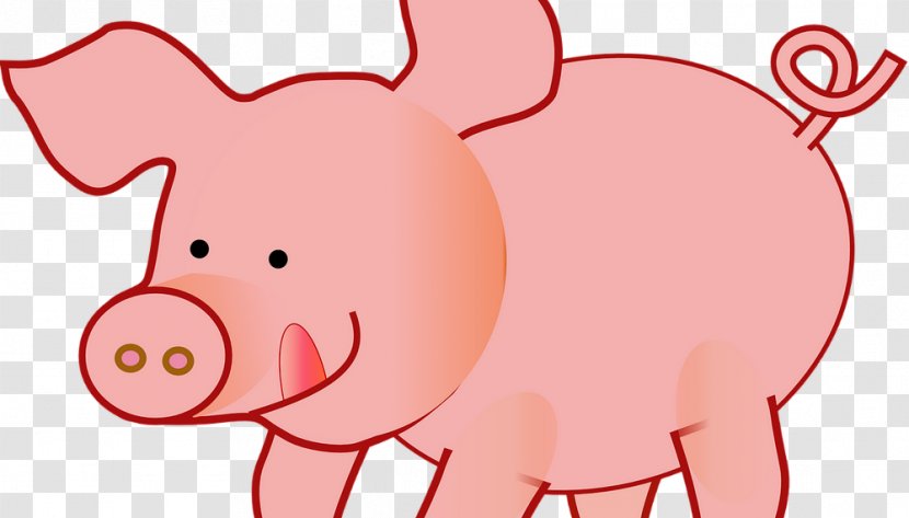 Domestic Pig Clip Art Vector Graphics Piggy Transparent PNG