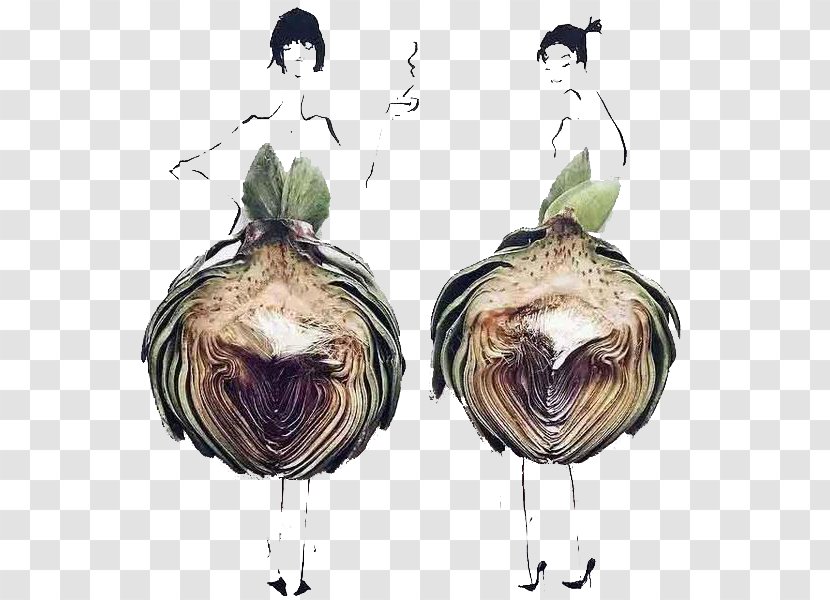 Fashion Illustration Drawing Illustrator - Shamekh Bluwi - Cabbage Transparent PNG