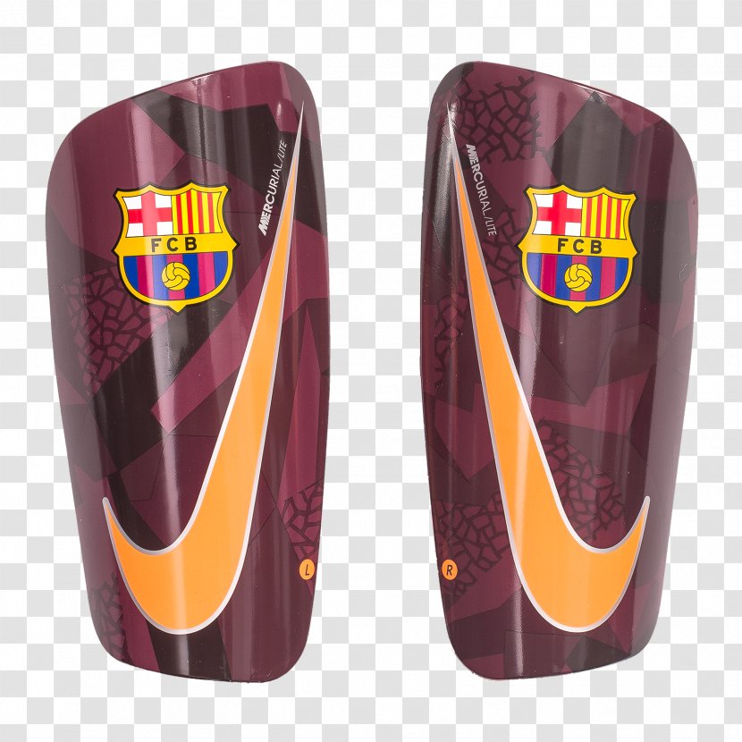 FC Barcelona Nike+ Shin Guard Kit Football - Purple - Fc Transparent PNG