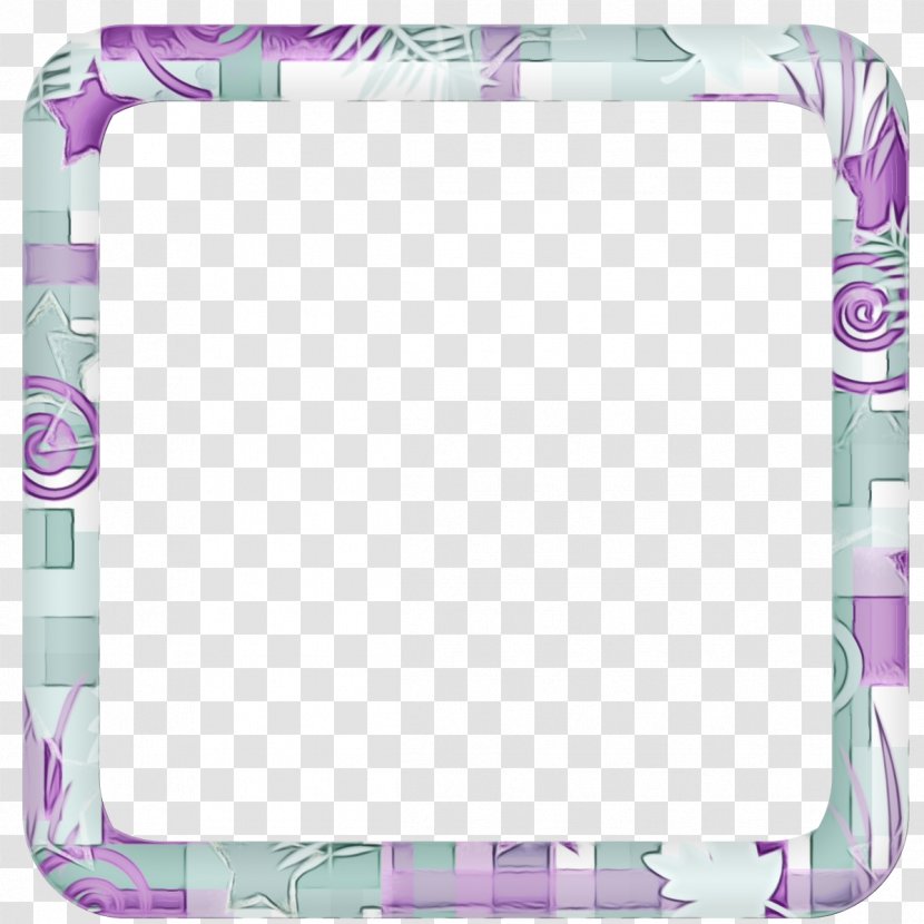 Red Background Frame - Lavender - Rectangle Picture Transparent PNG