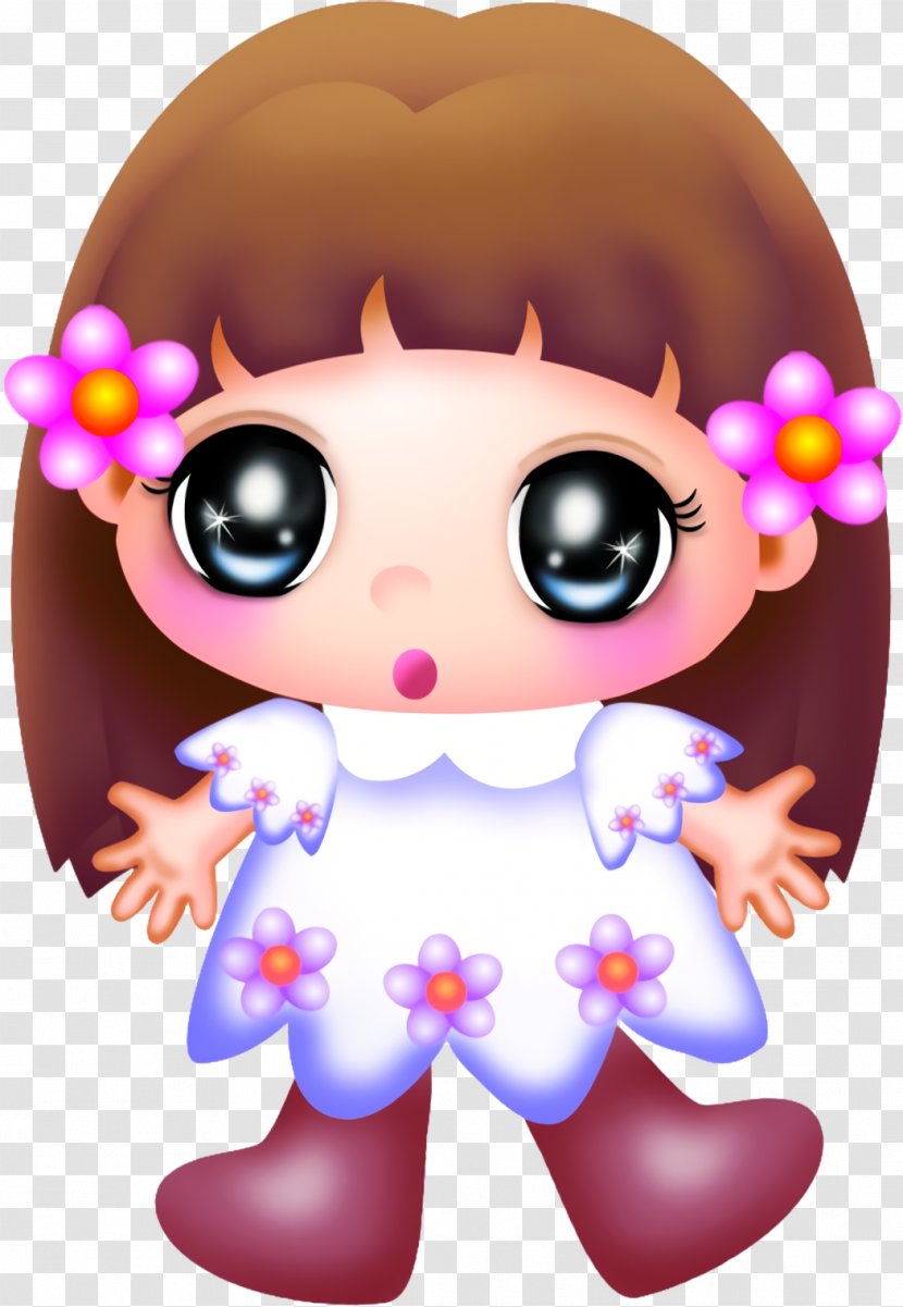 Cartoon Pink Toy Doll Transparent PNG
